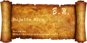 Bujella Míra névjegykártya